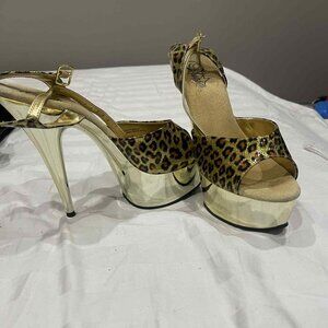 Pleaser LEOPARD Heels